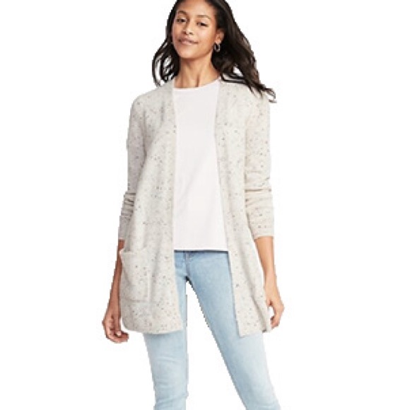NWT Old Navy speckle A line open cardigan sweater ❤️ - Picture 2 of 7